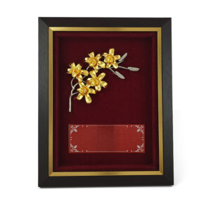 Gold Plated Orchid Branch (L)