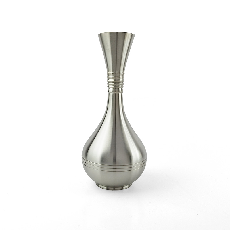 Pewter Vase Round - Image 2