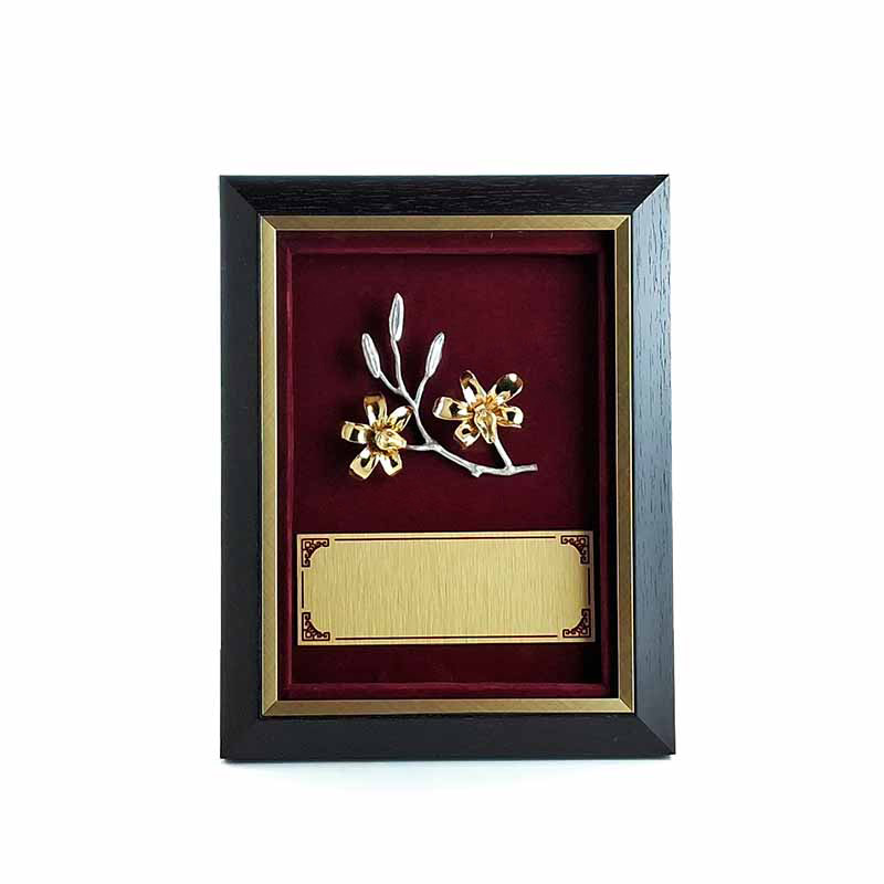 Gold Plated Orchid Branch (M)